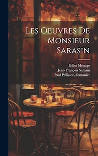 Front cover_Les Oeuvres de monsieur Sarasin
