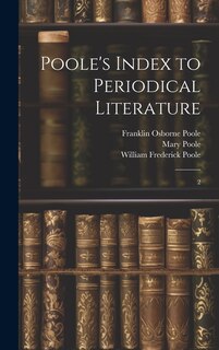 Front cover_Poole's Index to Periodical Literature