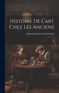 Front cover_Histoire de l'art chez les anciens