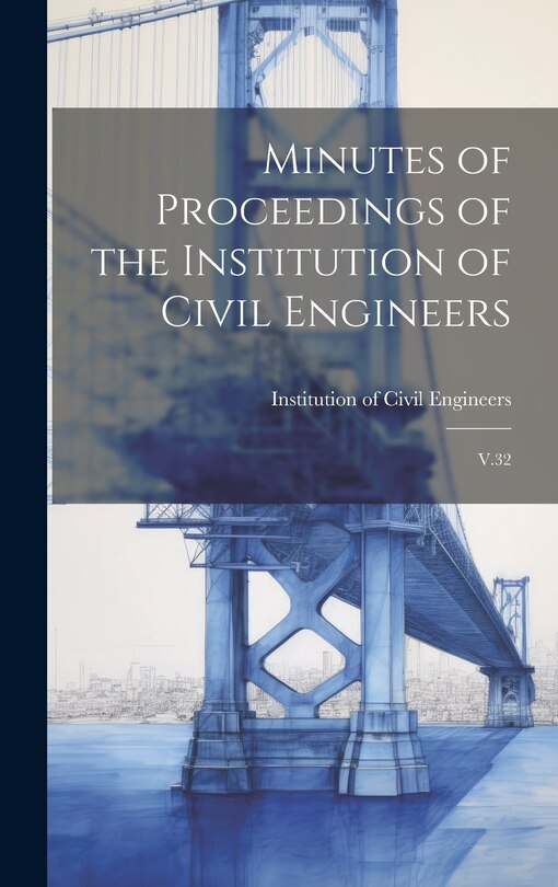 Couverture_Minutes of Proceedings of the Institution of Civil Engineers