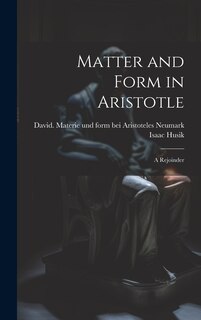 Front cover_Matter and Form in Aristotle