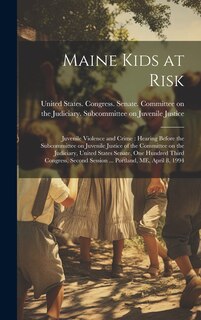 Front cover_Maine Kids at Risk
