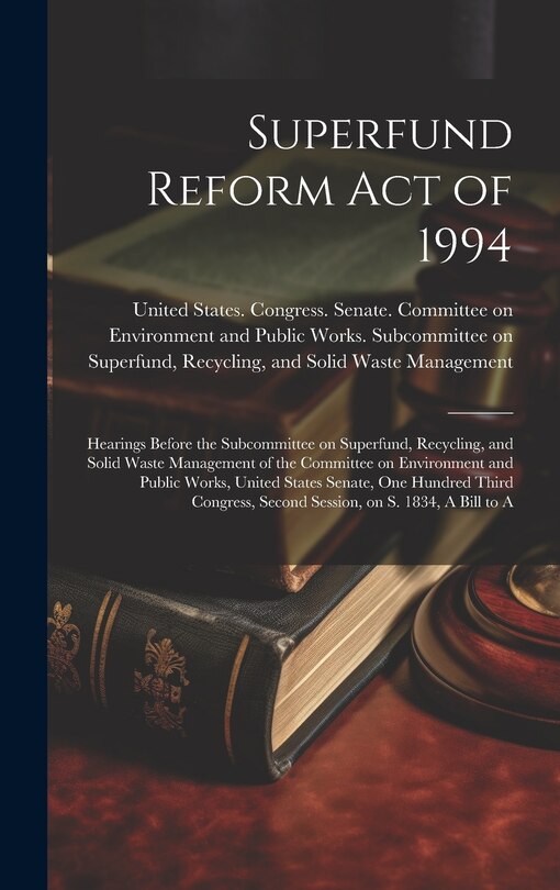 Couverture_Superfund Reform Act of 1994