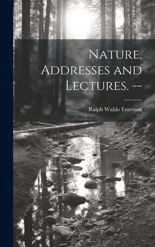 Couverture_Nature, Addresses and Lectures. --