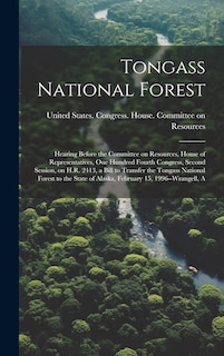 Front cover_Tongass National Forest