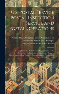 Couverture_U.S. Postal Service Postal Inspection Service and Postal Operations