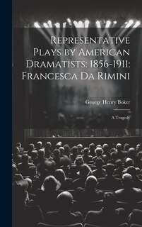 Front cover_Representative Plays by American Dramatists