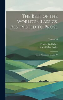 Couverture_The Best of the World's Classics, Restricted to Prose