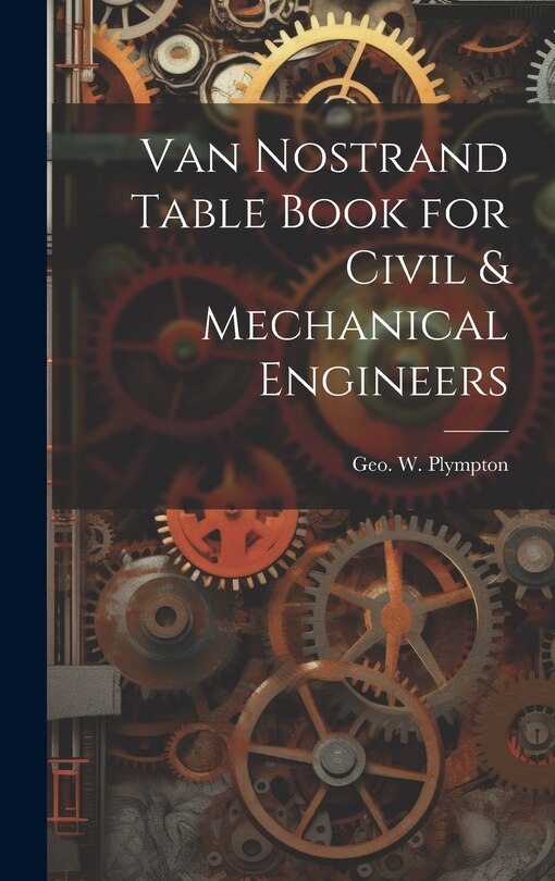 Front cover_Van Nostrand Table Book for Civil & Mechanical Engineers