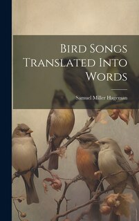 Couverture_Bird Songs Translated Into Words