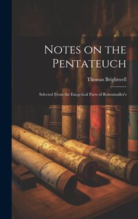Couverture_Notes on the Pentateuch