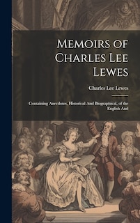 Front cover_Memoirs of Charles Lee Lewes