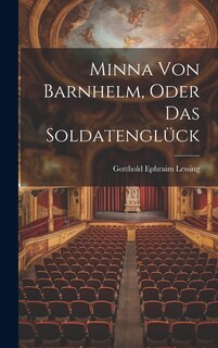 Front cover_Minna von Barnhelm, Oder das Soldatenglück