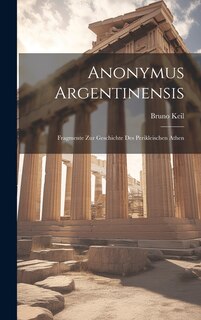 Front cover_Anonymus Argentinensis