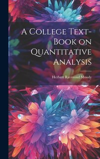 Front cover_A College Text-book on Quantitative Analysis