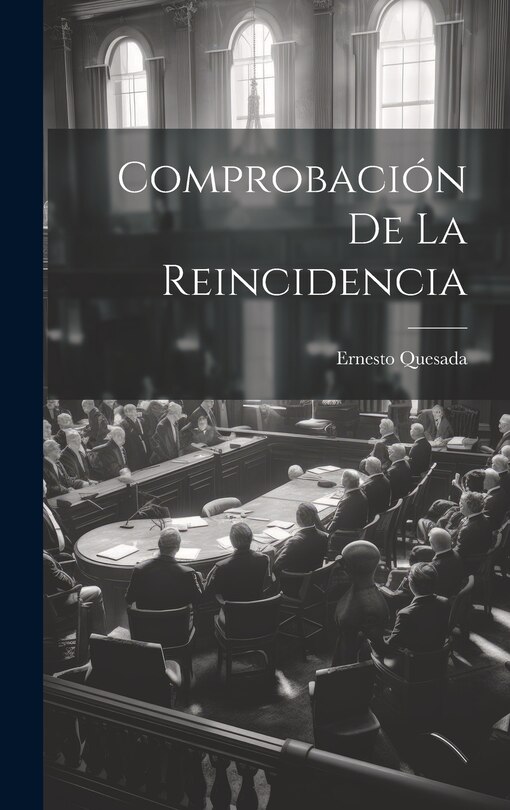 Couverture_Comprobación de la Reincidencia