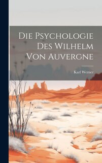 Couverture_Die Psychologie des Wilhelm von Auvergne