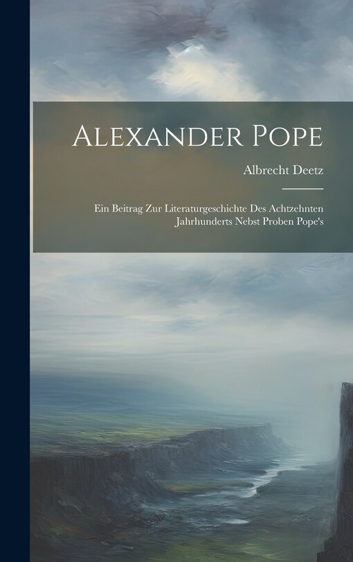 Couverture_Alexander Pope