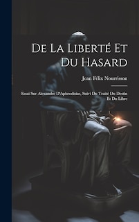 Couverture_De la Liberté et du Hasard