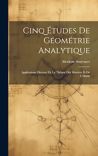 Front cover_Cinq Études de Géométrie Analytique