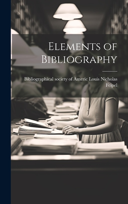 Couverture_Elements of Bibliography