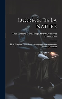 Front cover_Lucrèce De la Nature