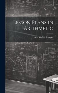 Front cover_Lesson Plans in Arithmetic