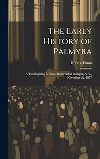Front cover_The Early History of Palmyra