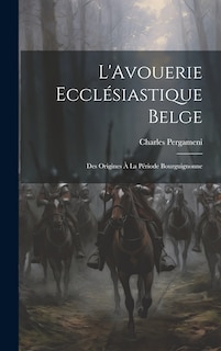Front cover_L'Avouerie Ecclésiastique Belge