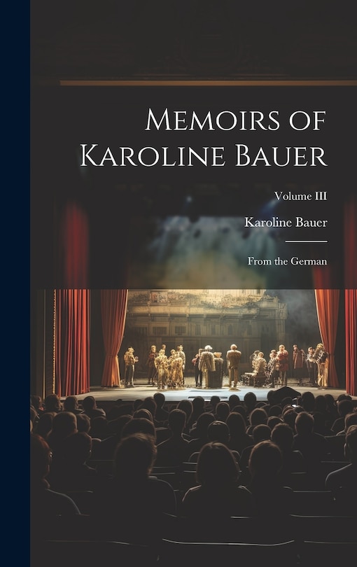 Couverture_Memoirs of Karoline Bauer