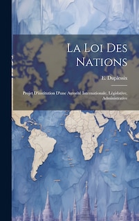 Front cover_La loi des Nations