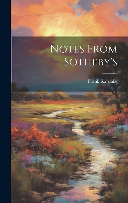 Front cover_Notes From Sotheby's