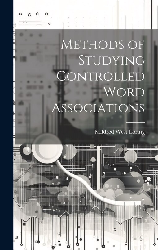 Couverture_Methods of Studying Controlled Word Associations