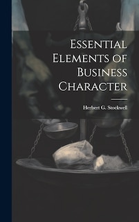 Couverture_Essential Elements of Business Character