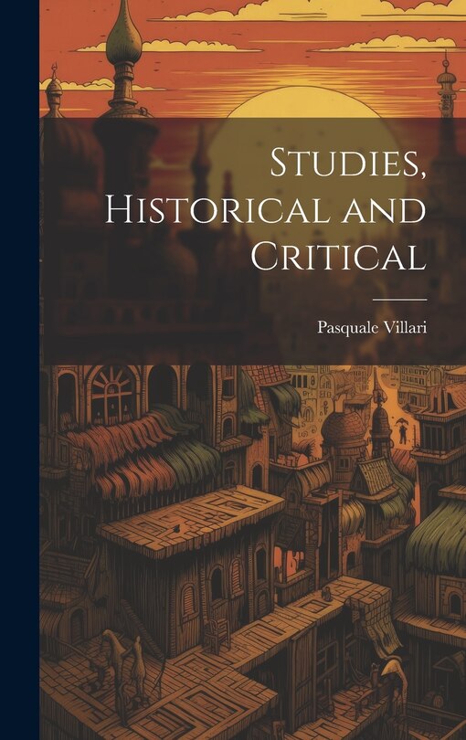 Couverture_Studies, Historical and Critical