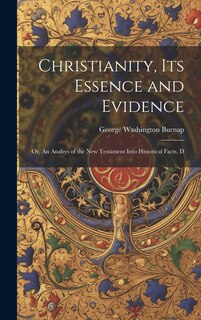 Couverture_Christianity, its Essence and Evidence