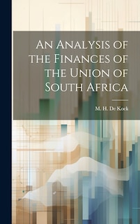 Couverture_An Analysis of the Finances of the Union of South Africa