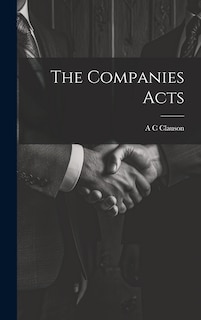 Front cover_The Companies Acts