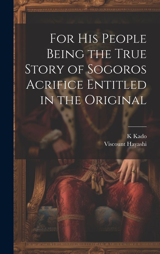 Front cover_For his People Being the True Story of Sogoros Acrifice Entitled in the Original