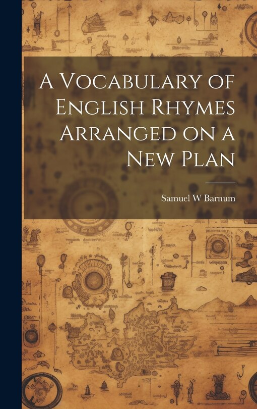 Front cover_A Vocabulary of English Rhymes Arranged on a New Plan