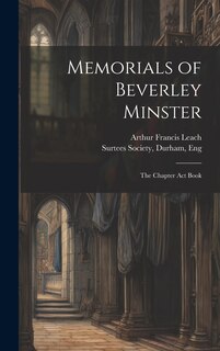 Front cover_Memorials of Beverley Minster
