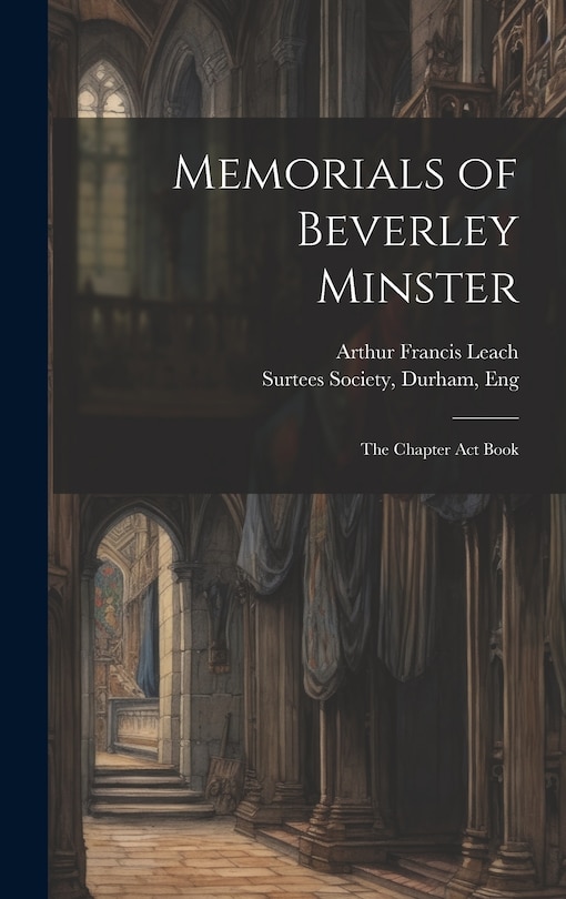 Front cover_Memorials of Beverley Minster