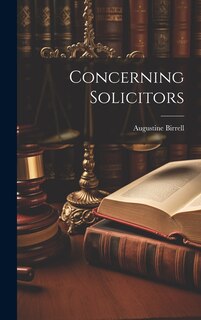 Couverture_Concerning Solicitors