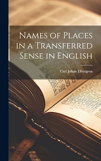 Front cover_Names of Places in a Transferred Sense in English