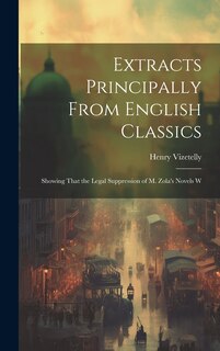 Couverture_Extracts Principally From English Classics
