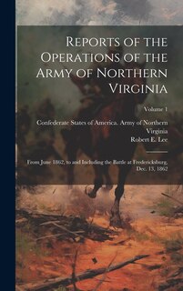Couverture_Reports of the Operations of the Army of Northern Virginia