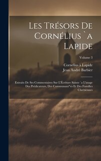 Front cover_Les trésors de Cornélius `a Lapide
