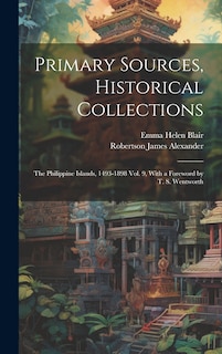 Front cover_Primary Sources, Historical Collections