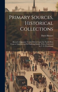 Front cover_Primary Sources, Historical Collections