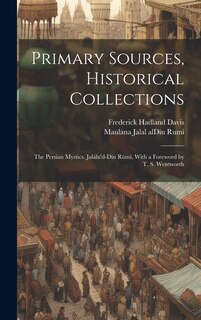 Couverture_Primary Sources, Historical Collections